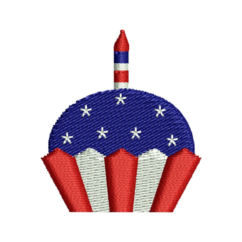 Patriotic Cupcake Default Title One Size