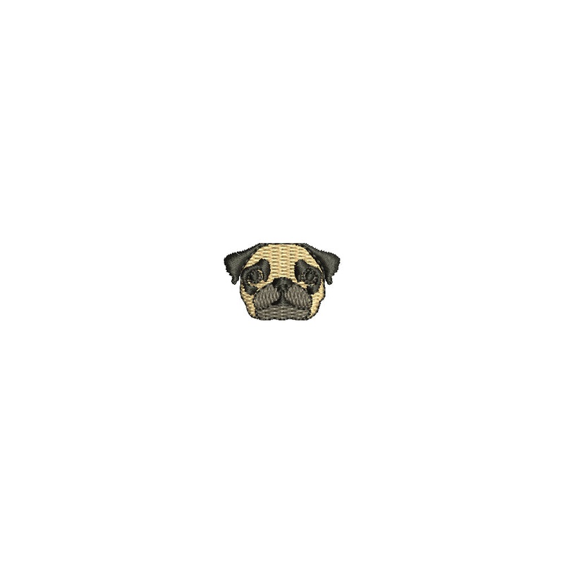 Pug Dog Face Default Title One Size