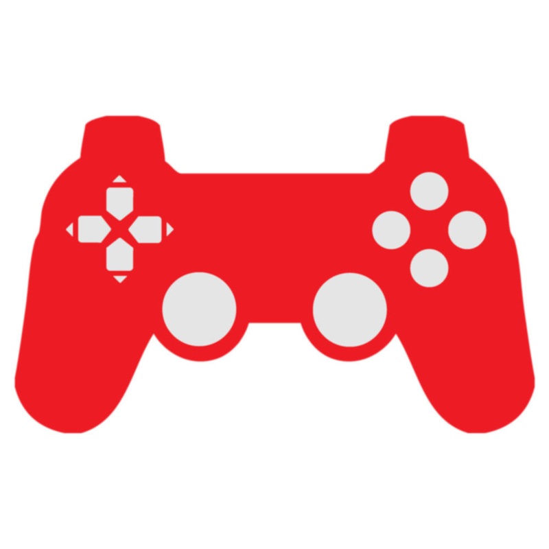 Red White Game Controller Default Title One Size