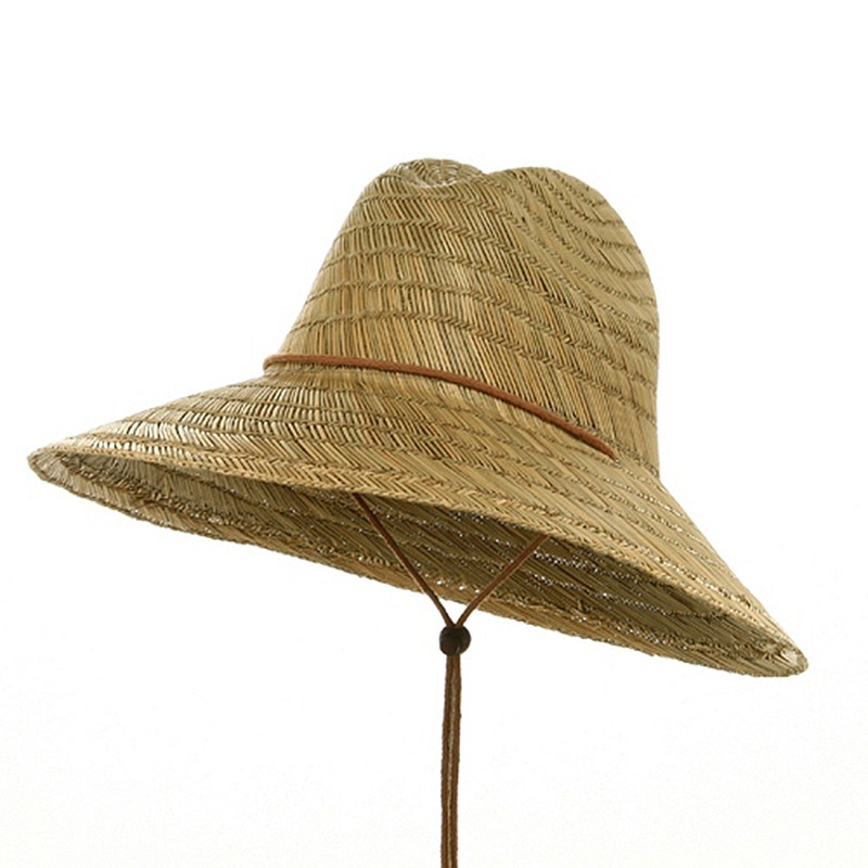 Safe Guard Straw Hat Natural One Size