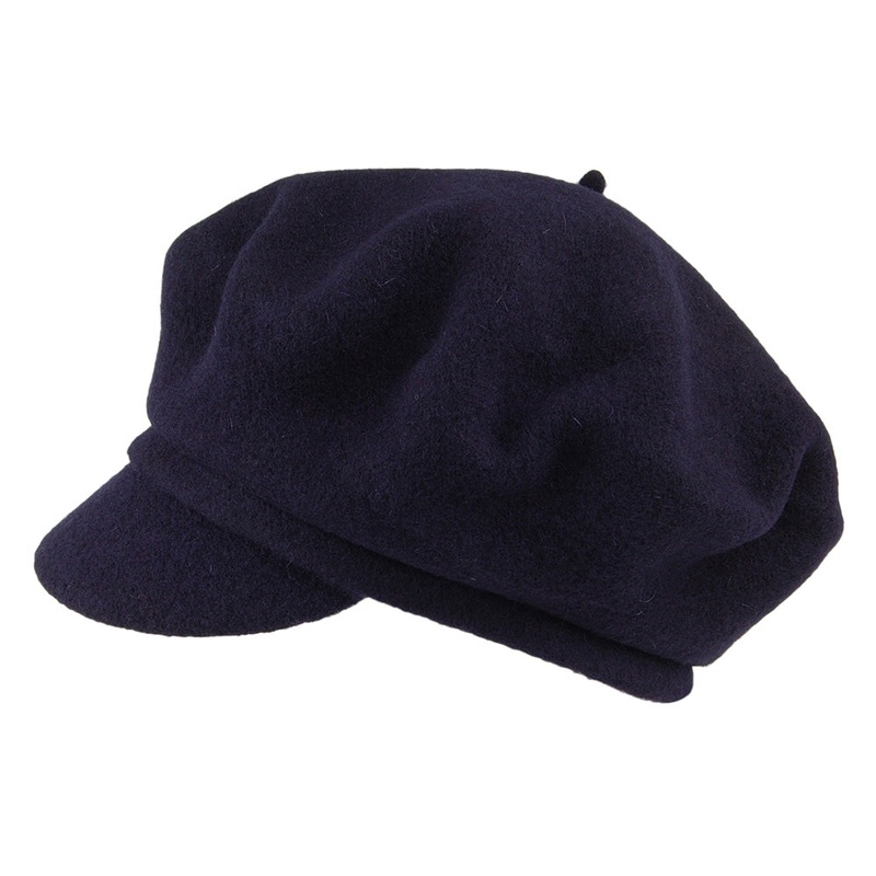Whiteley Hats Nancy Baker Boy Cap – Navy Blue 1-Size