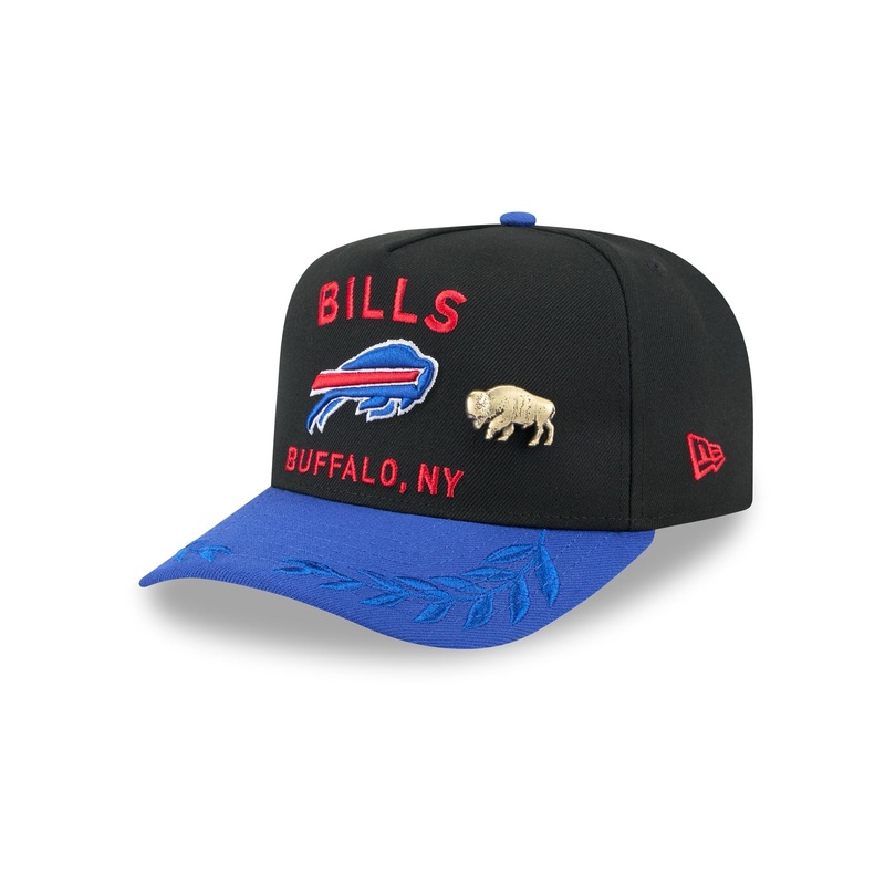 Buffalo Bills 2025 Draft Black 59FIFTY A-Frame Fitted Hat 7