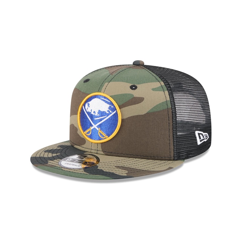 Buffalo Sabres Camo 9FIFTY Trucker Hat One Size