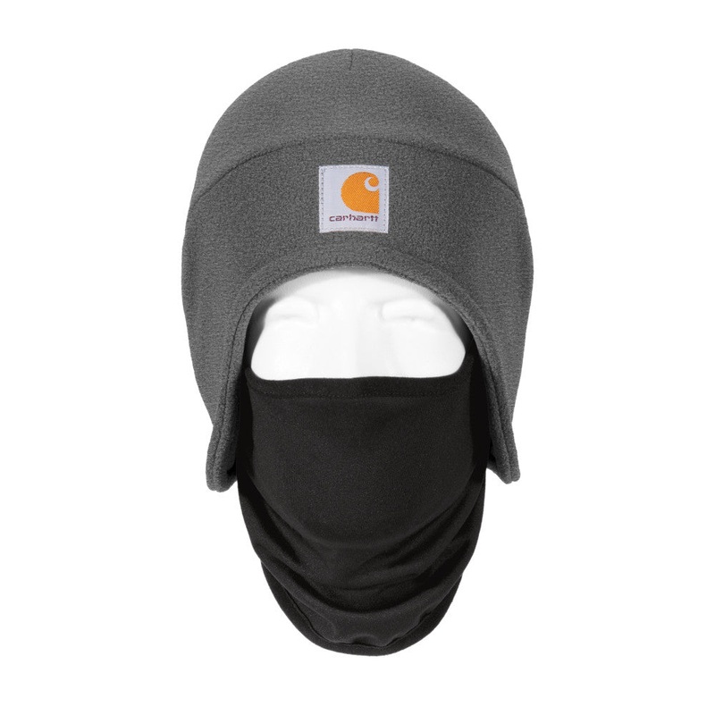 Carhartt CTA202 Fleece 2-In-1 Headwear Black