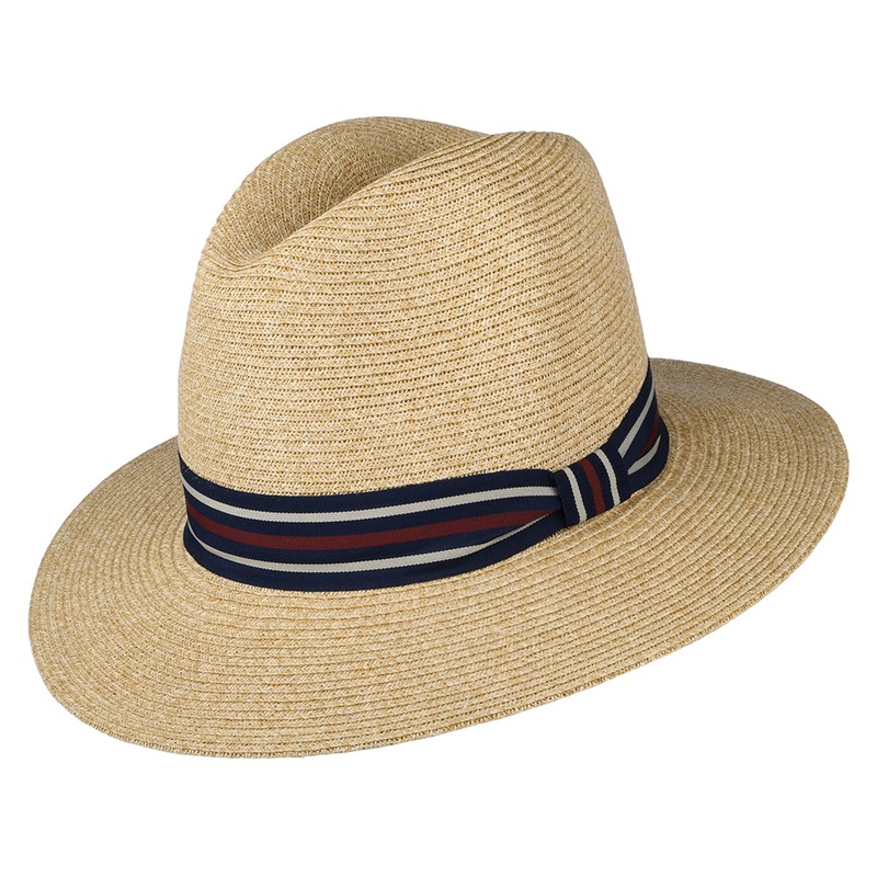 Failsworth Hats Antigua Toyo Straw Fedora Hat – Natural S