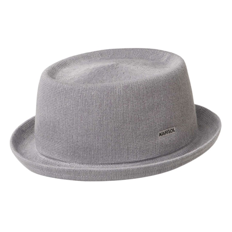 Kangol Bamboo Mowbray Pork Pie Hat – Grey S