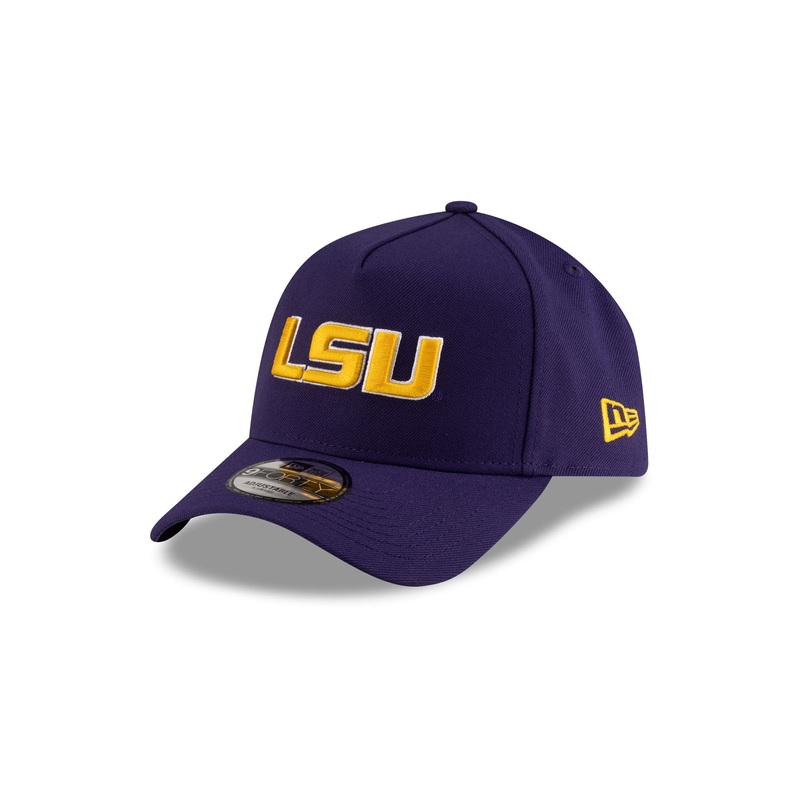 LSU Tigers Purple 9FORTY A-Frame Snapback Hat One Size