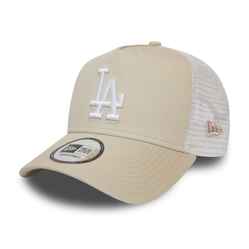 New Era L.A. Dodgers Trucker Cap – MLB League Essential – Stone Adjustable