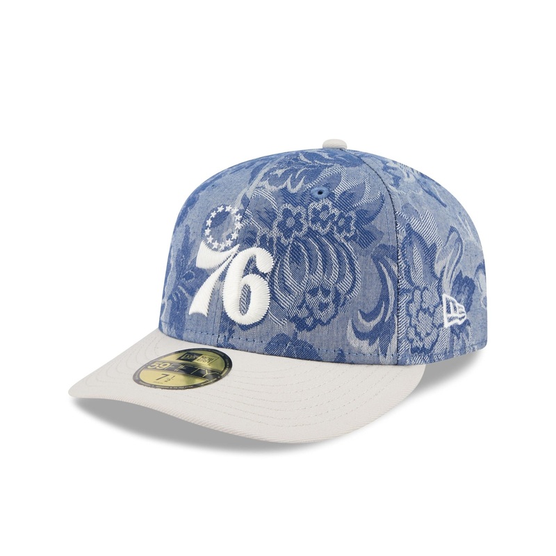 Philadelphia 76ers Two-Tone Denim 59FIFTY Fitted Hat 7