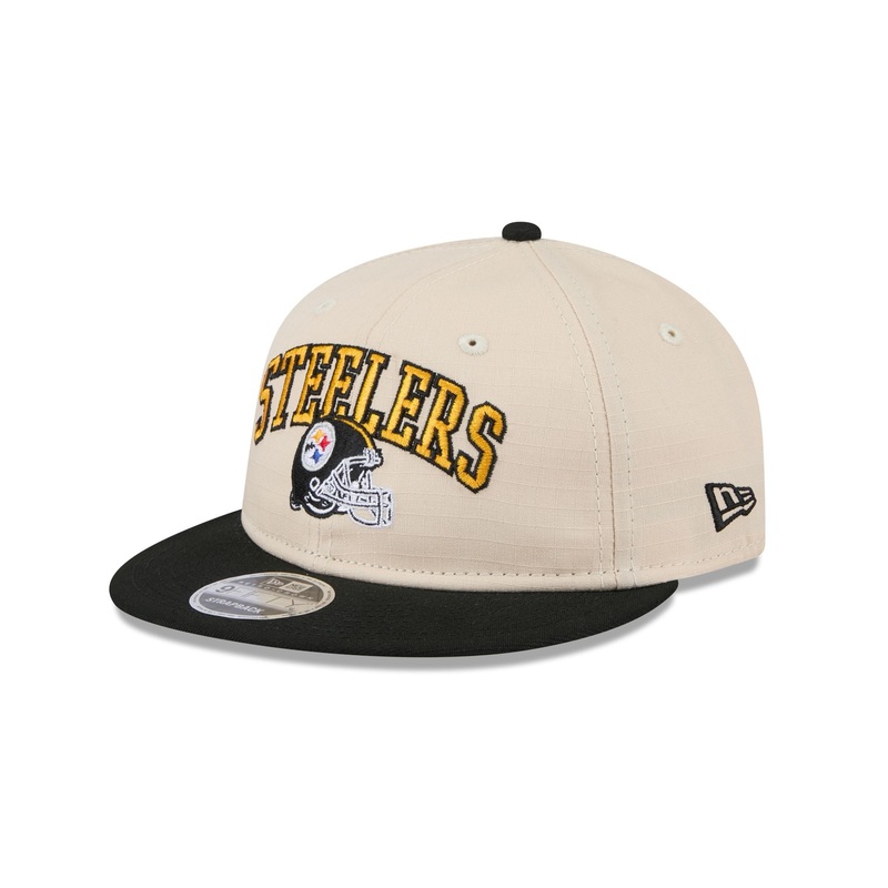 Pittsburgh Steelers Historic Helmet Retro Crown 9FIFTY Snapback Hat One Size