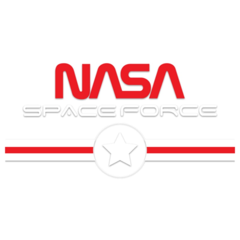 Red White NASA Space Force Stripes Default Title One Size