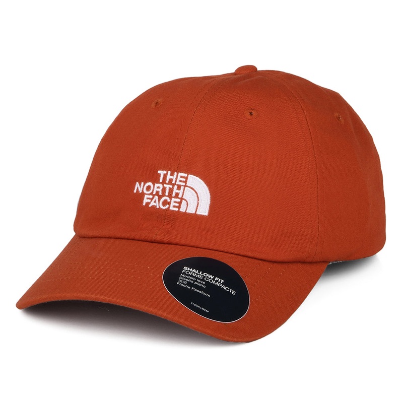 The North Face Hats Norm Cotton Baseball Cap – Burnt Orange Adjustable