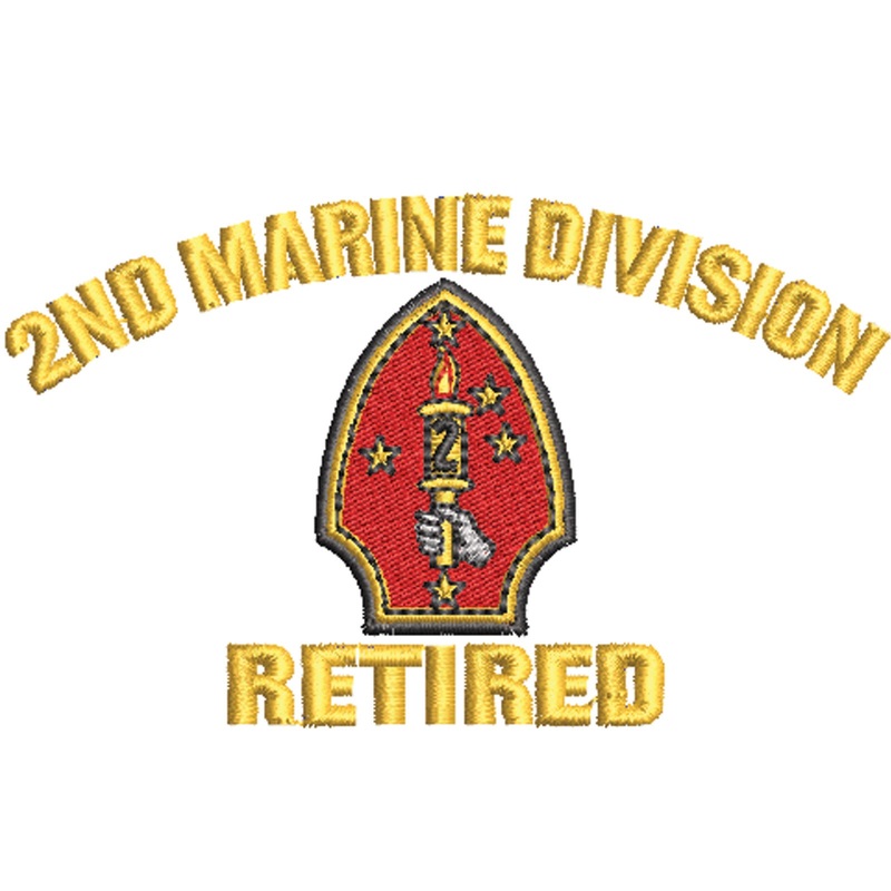 2nd Marine Division Retired Logo 2nd Marine Division Retired Logo One Size