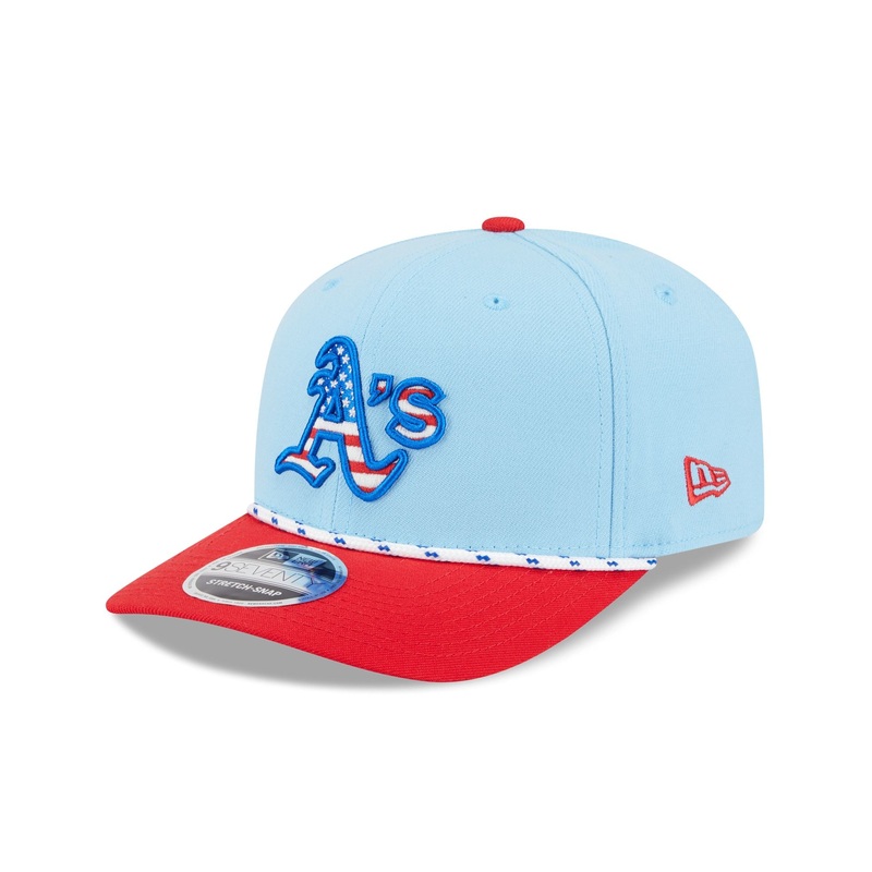 Athletics Independence Day 2025 9SEVENTY Stretch-Snap Hat One Size