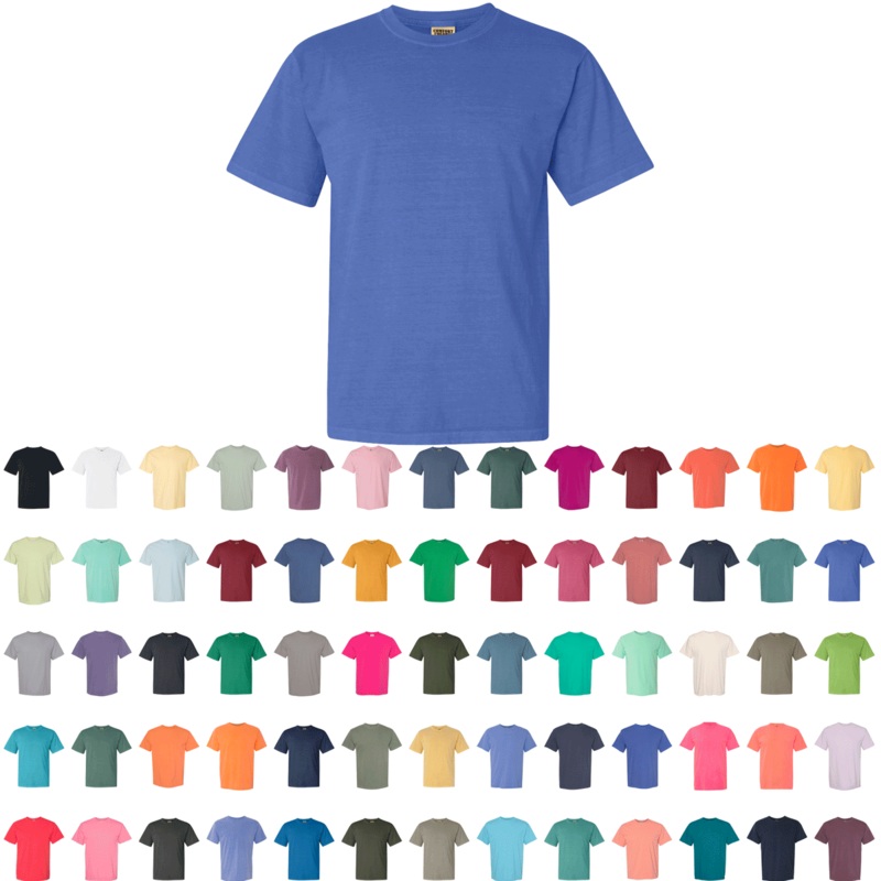 Comfort Colors 1717 Garment-Dyed Heavyweight T-Shirt, Premium Blank Shirt S