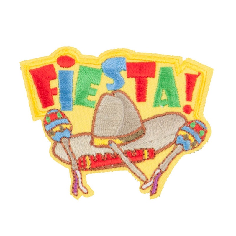 Fiesta Party Patches Yellow One Size