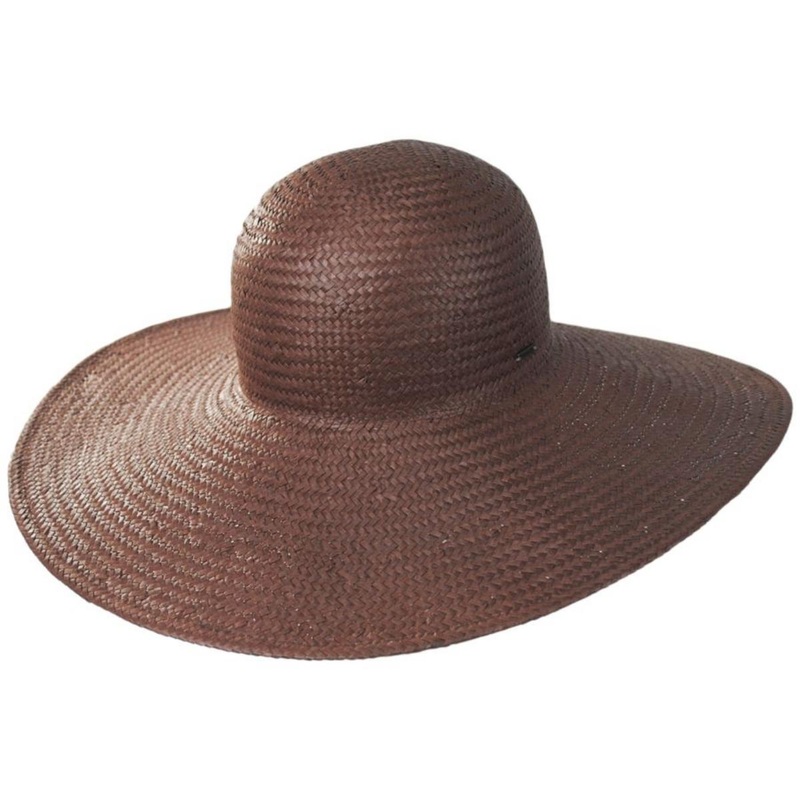 Janae Straw Swinger Sun Hat BROWN XS/S