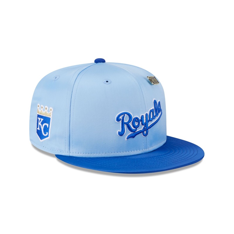 Kansas City Royals Satin Pin 9FIFTY Snapback Hat One Size