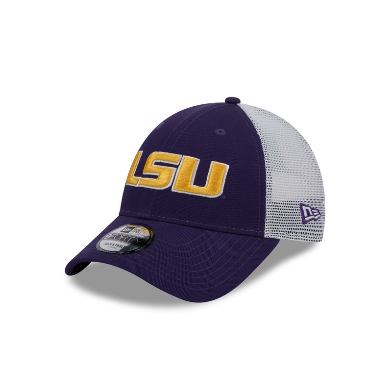 LSU Tigers Purple 9FORTY Trucker Hat One Size