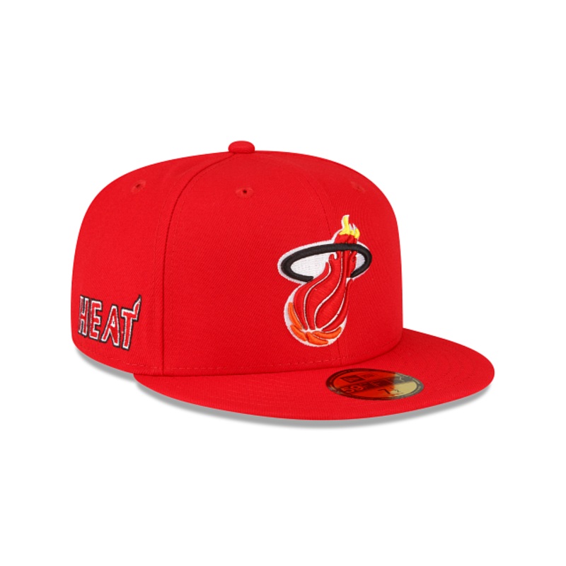 Miami Heat Classic Edition Alt 59FIFTY Fitted Hat 7