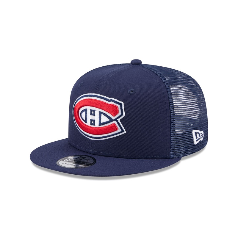 Montreal Canadiens Team Tag 9FIFTY Trucker Hat One Size