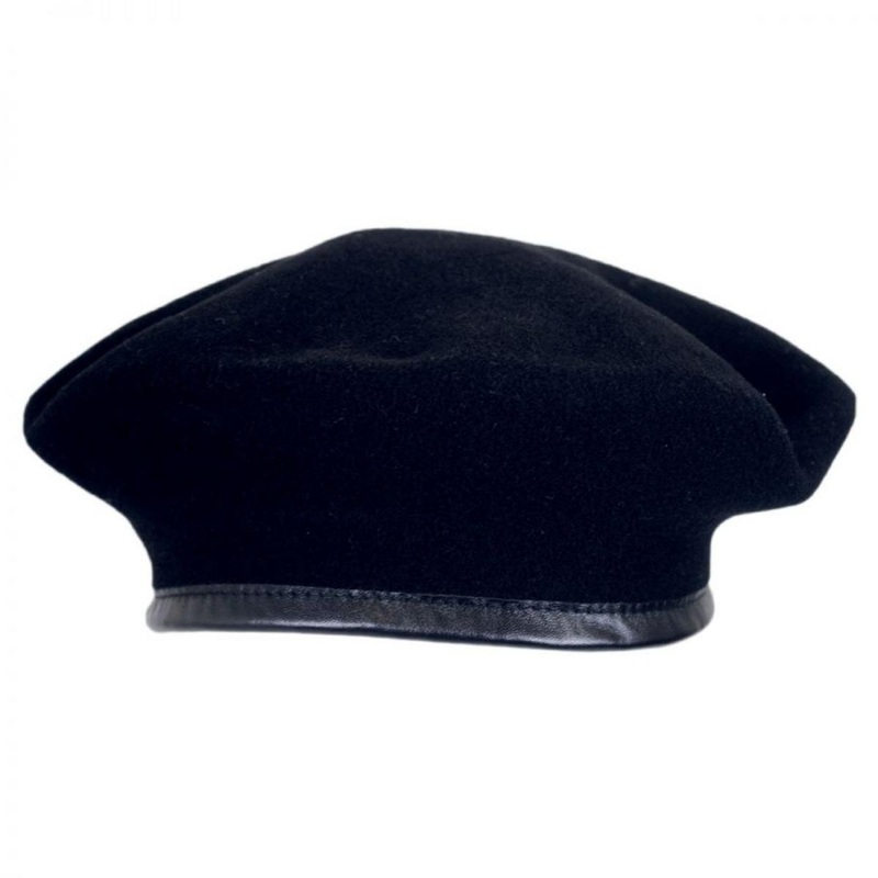 Monty Wool Military Beret DARK BLUE S