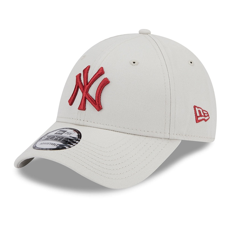 New Era 9FORTY New York Yankees Baseball Cap – MLB League Essential – Stone-Cardinal Adjustable
