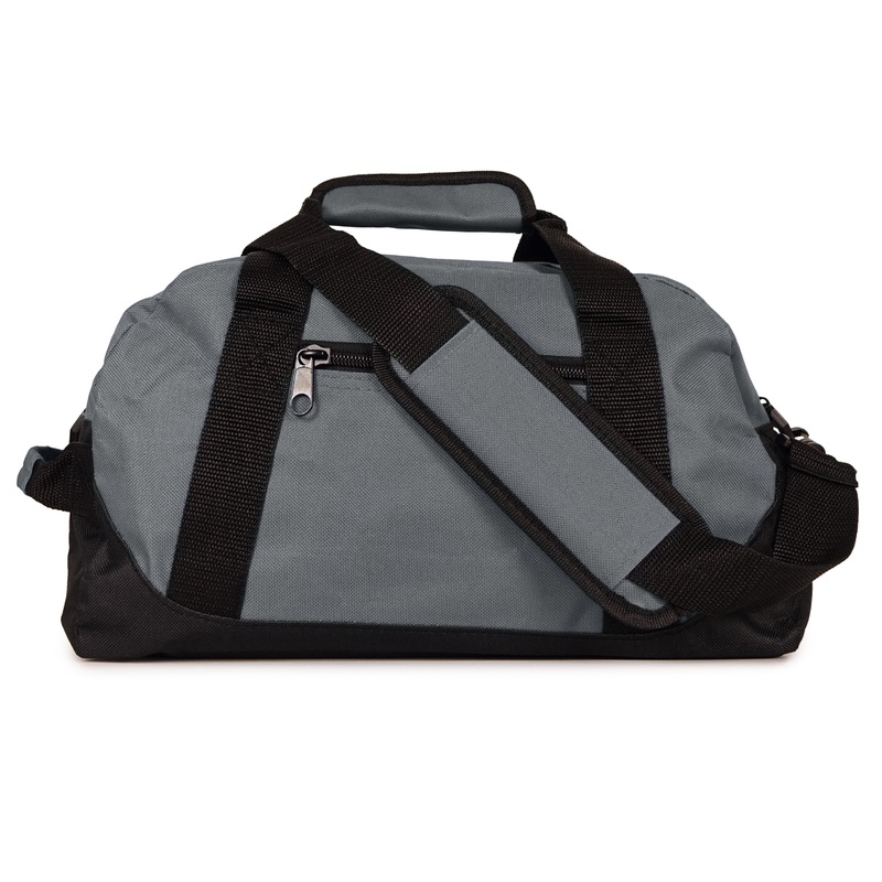 Nissun Two Tone Duffle Bag DB1141 Dark Gray-Black