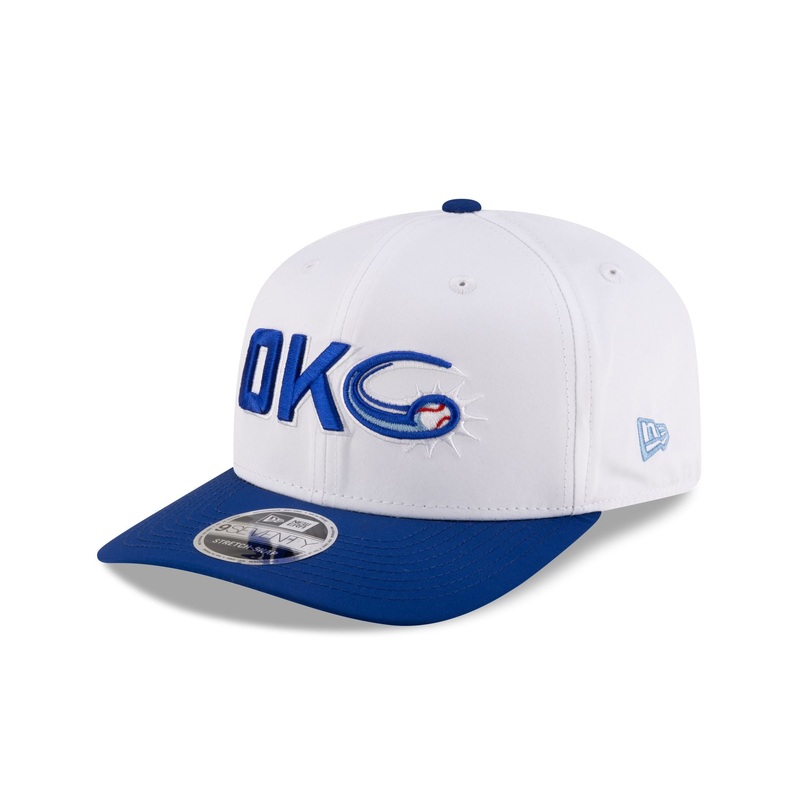 Oklahoma City Comets Optic White 9SEVENTY Stretch-Snap Hat One Size