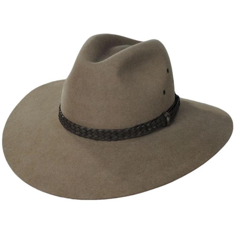 Riverina Fur Felt Australian Western Hat BRAN 56cm