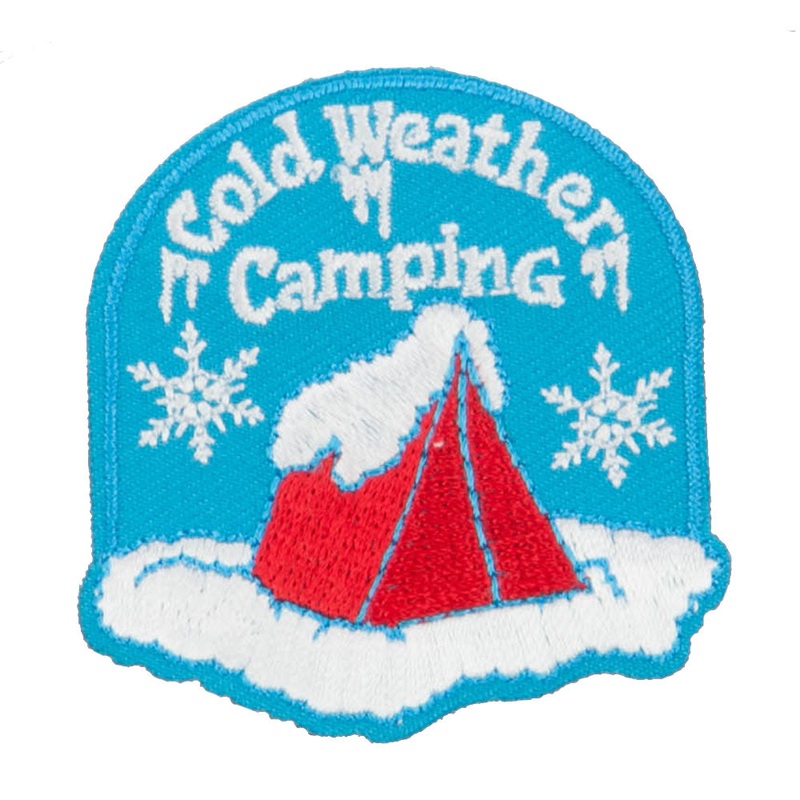 Season Camping Patches Blue One Size