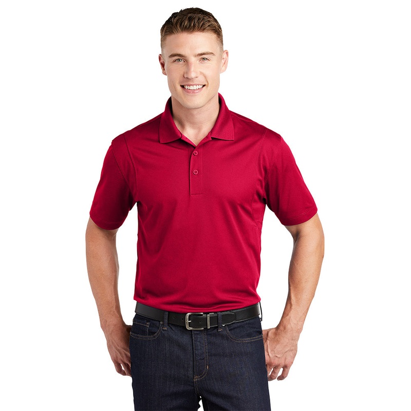 Sport-Tek ST650 Micropique Sport-Wick Polo – Deep Red Deep Red XS