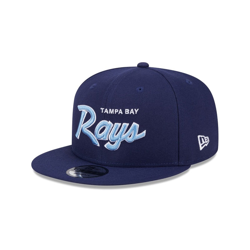 Tampa Bay Rays Wordmark 9FIFTY Snapback Hat One Size