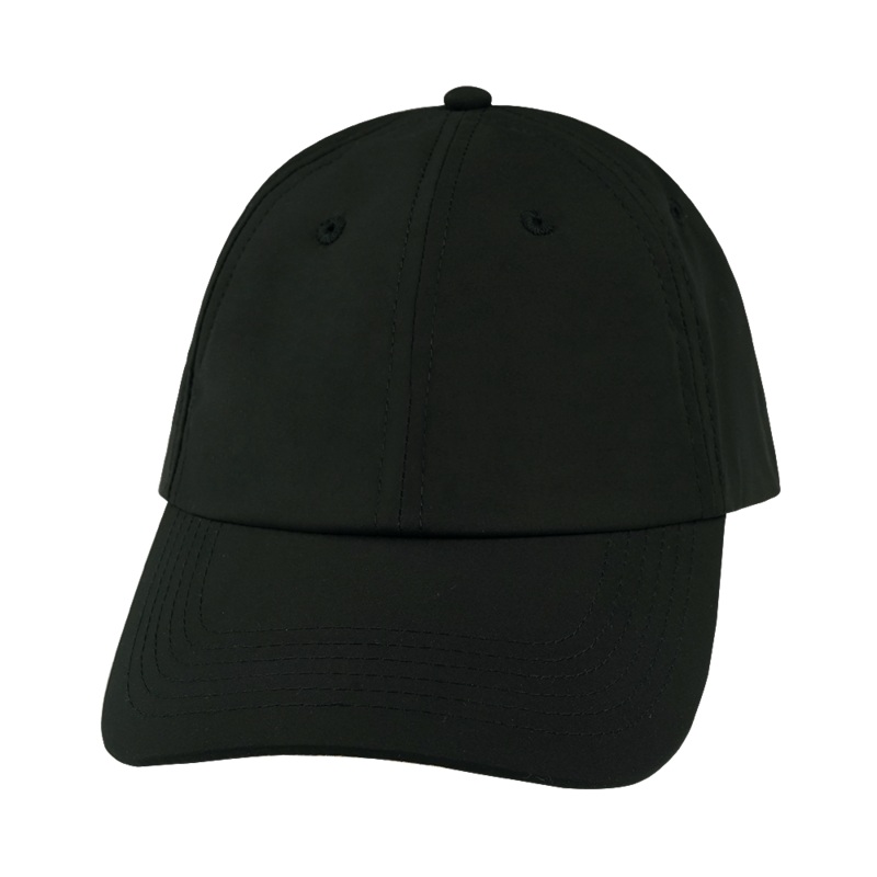 Blank – 6 Panel – Unstructured – Black (Unisex) – Laser Mesh