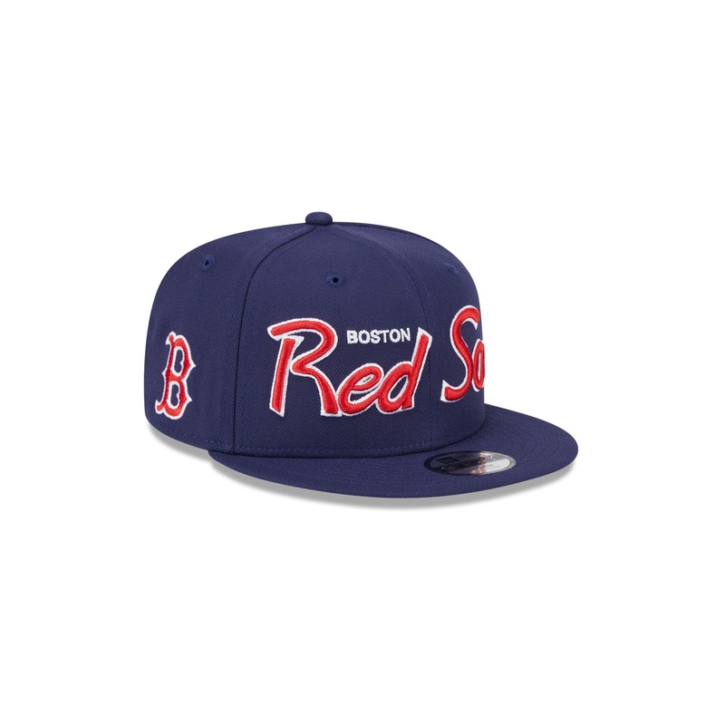 Boston Red Sox Script Kids 9FIFTY Snapback Hat One Size