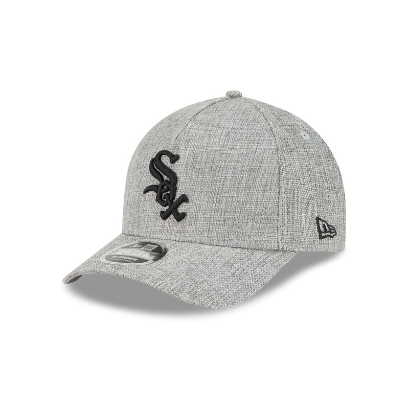 Chicago White Sox Cotton Weave Gray 9FORTY M-Crown A-Frame Snapback Hat One Size