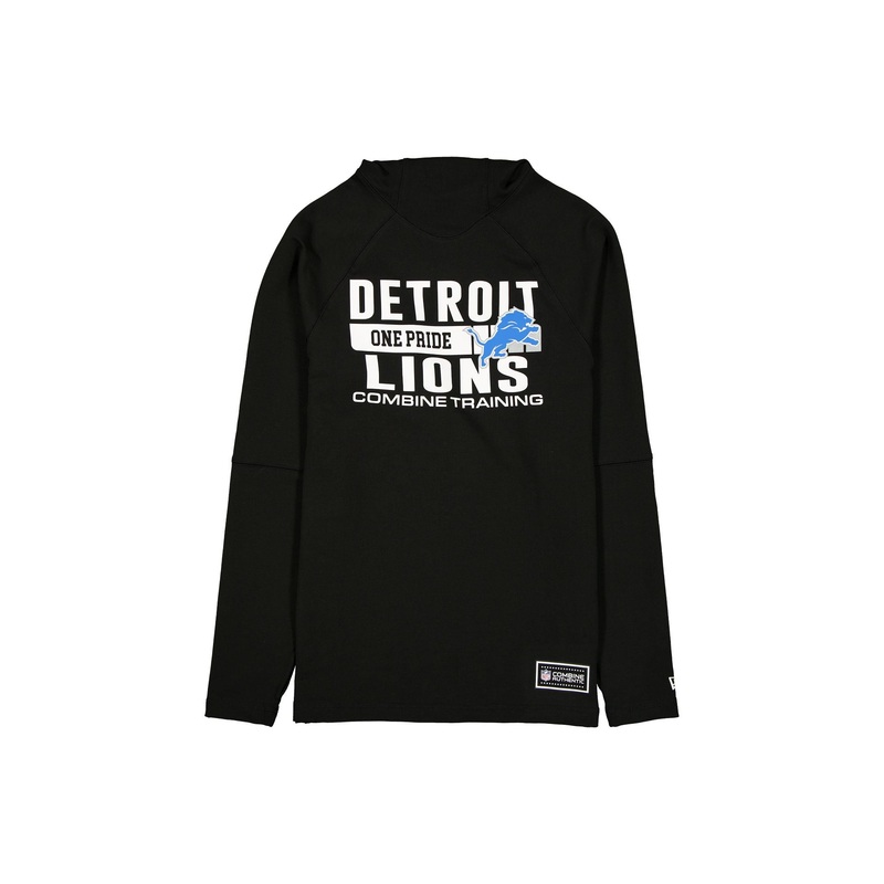 Detroit Lions 2025 Functional Fandom Black Balaclava Hoodie S