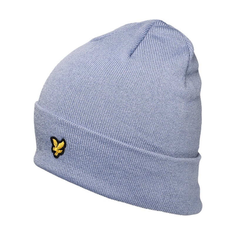 Lyle & Scott Hats Basic Beanie Hat – Smoke Blue 1-Size