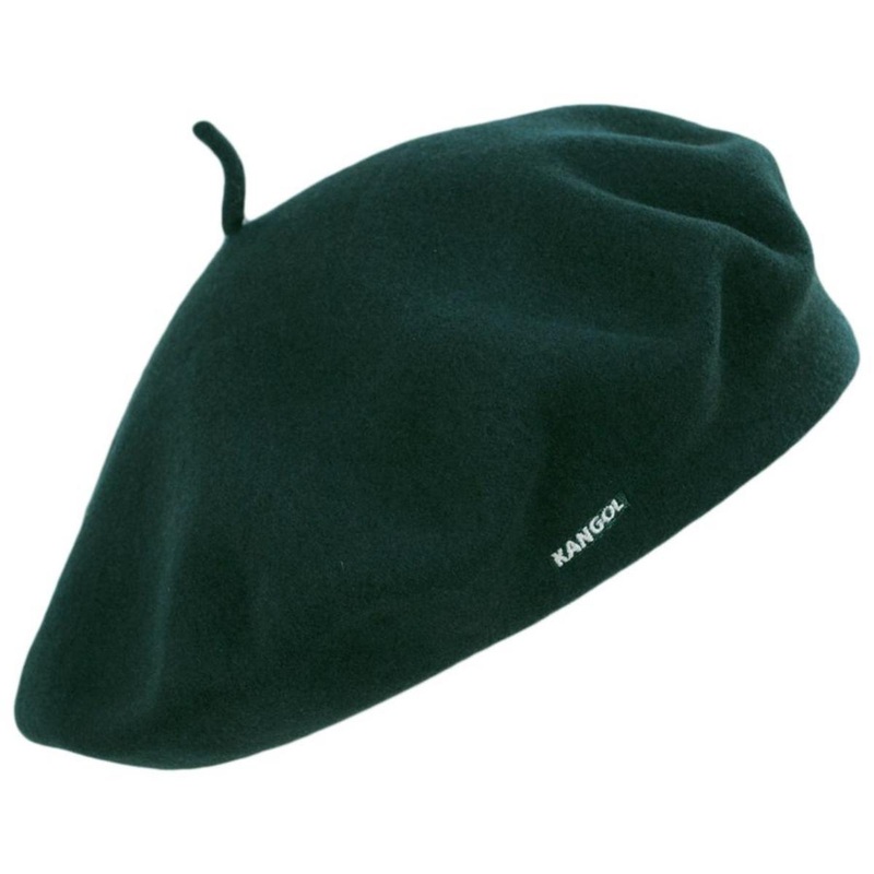 Modelaine Wool Felt Beret – Pine and Starry Blue PINE ONE SIZE FITS MOST