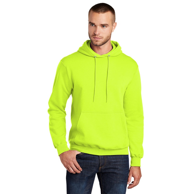 Port & Company PC78H Core Fleece Pullover Hooded Sweatshirt – S. Green S. Green S