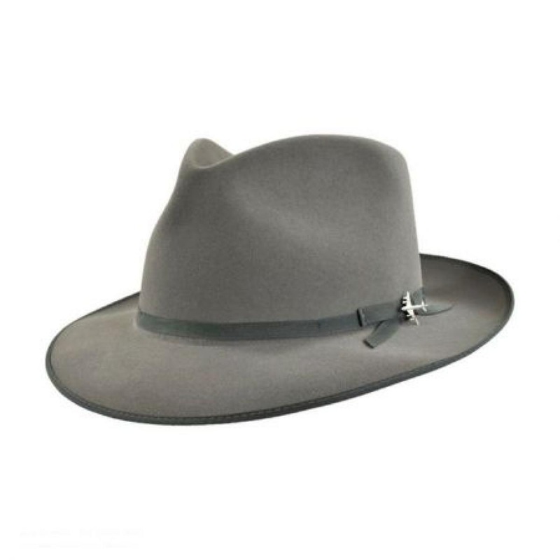 Stratoliner Fur Felt Fedora Hat CARIBOU 6 3/4