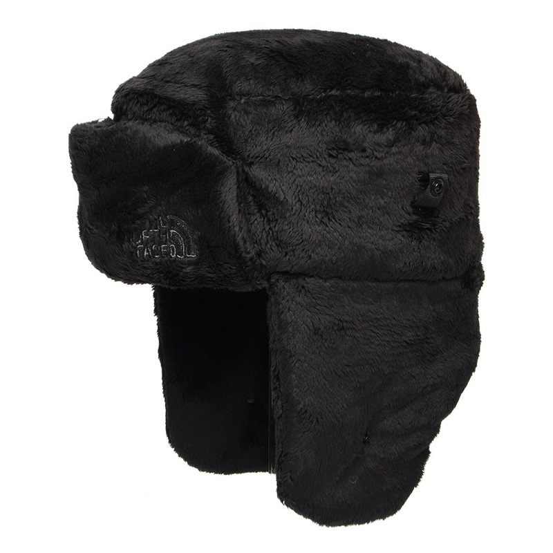 The North Face Hats Womens Osito Super Soft Recycled Trapper Hat – Black Small/Medium