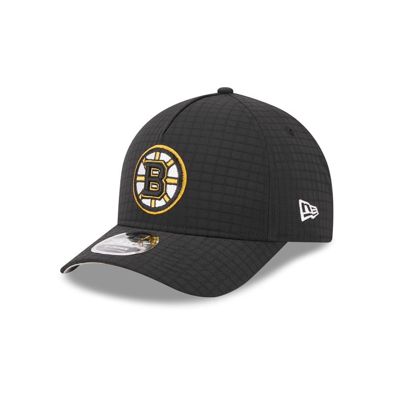 Boston Bruins Ripstop 9FORTY M-Crown A-Frame Snapback Hat One Size