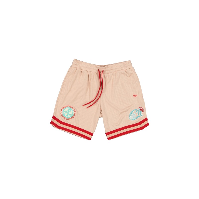 Charros de Jalisco Pale Pink Floral Shorts S