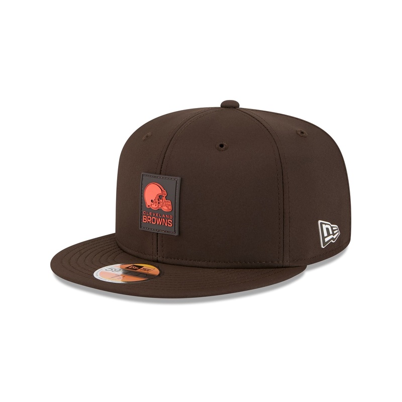 Cleveland Browns 2025 Sideline Hot Weather 59FIFTY Fitted Hat 7