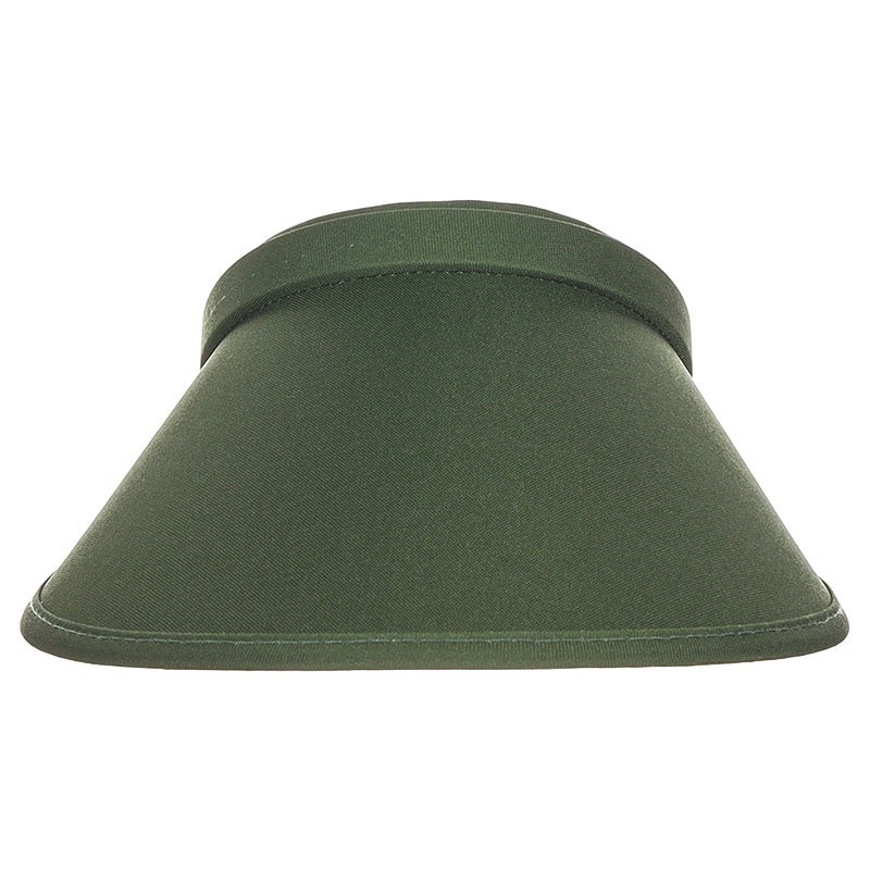 Clip-On Sun Visor with 5″ Bill -Cappelli Straworld Olive OS