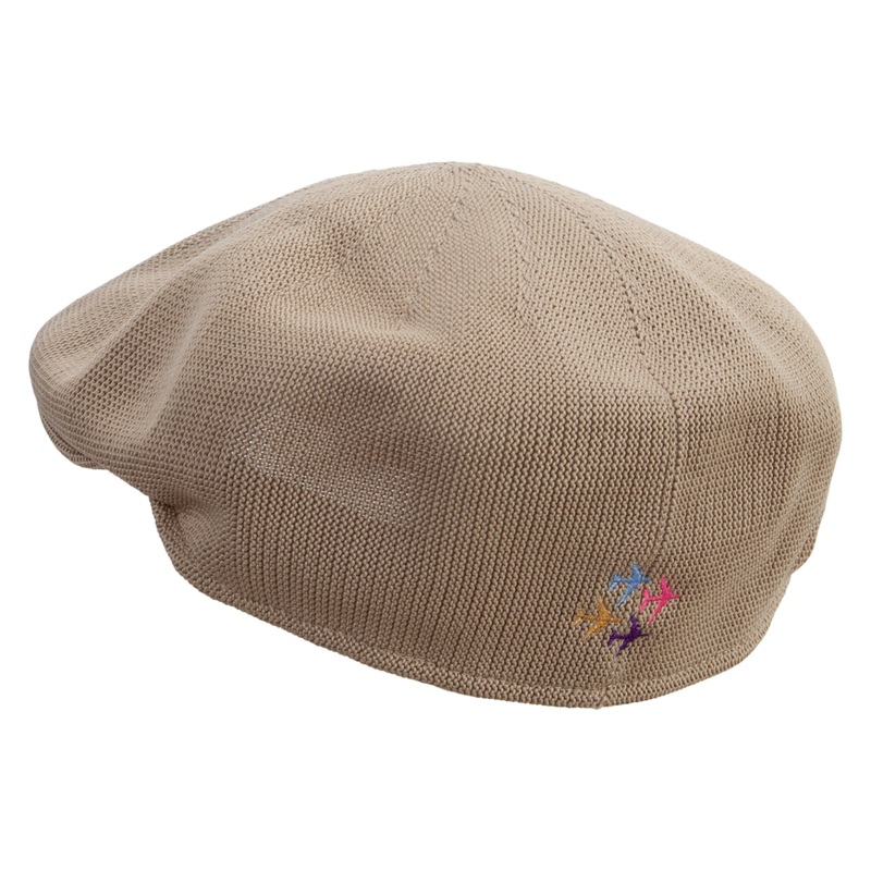 Colorful Airplanes Embroidered Big Mesh Ivy Cap Khaki XL-2XL