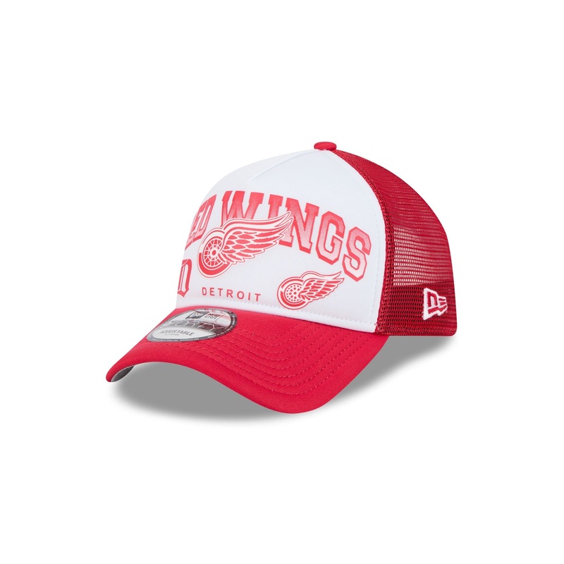 Detroit Red Wings Sport Classics 9FORTY A-Frame Trucker Hat One Size