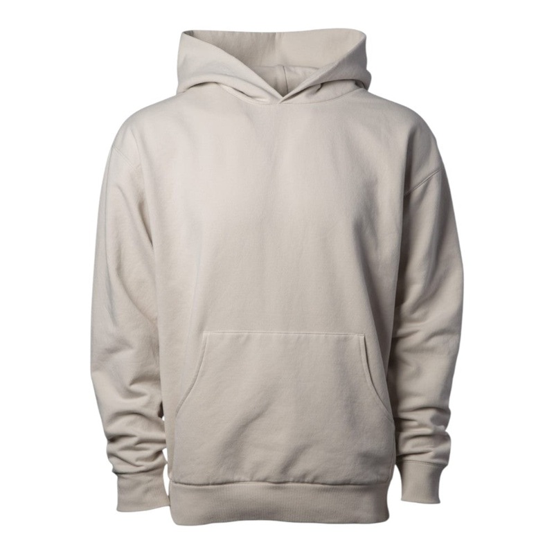 Independent Trading Co INDLUXHOOD Lux Heavyweight Modal Hooded Sweatshirt Black XS