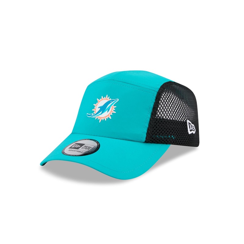 Miami Dolphins Poly Runner Adjustable Hat One Size